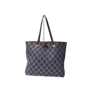 CELINE Paris Macadam Denim Tote Bag
